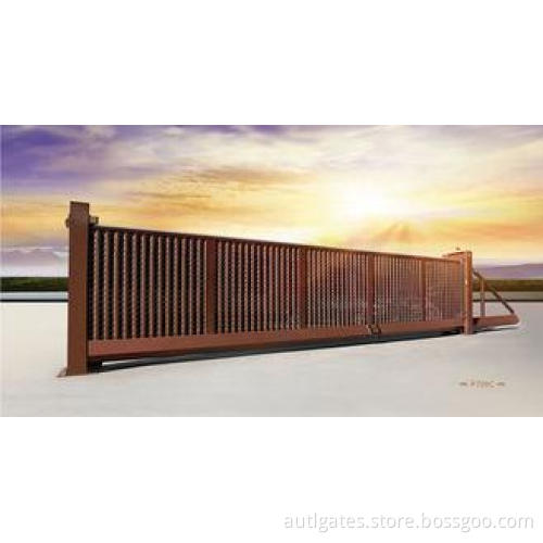 Villa Security Galvanized Trackless Automatic Sliding Gates